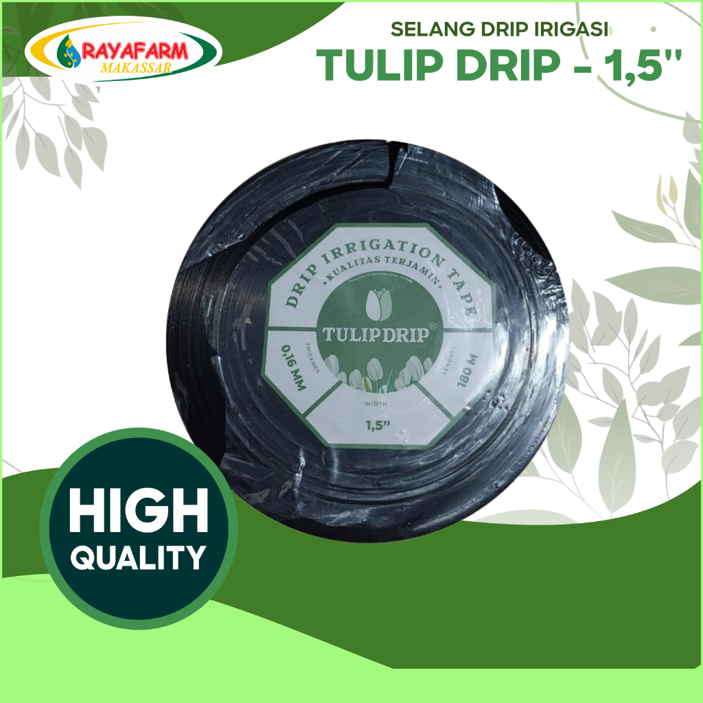 Selang Drip Irrigation Tape - Tulip Drip 1,5 inch ( Roll )