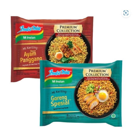 

INDOMIE MIE KERITING GORENG PACK 90gr NEW SPECIAL AYAM PANGGANG GORENG SPESIAL 90gr