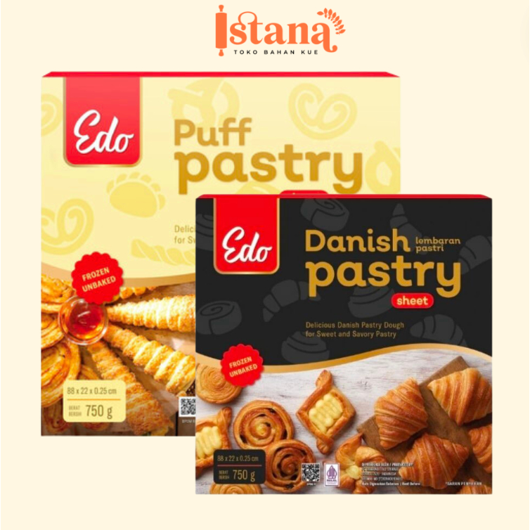 

EDO PUFF PASTRY / EDO DANISH PASTRY / PASTRY SHEET CROISSANT, CROMBOLONI