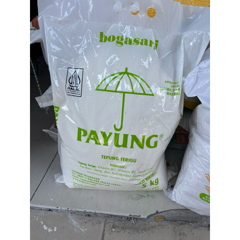 

Tepung Terigu BOGASARI Payung 5kg plastik