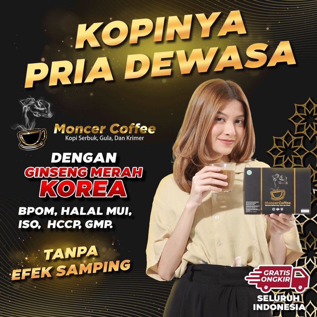 

Monceer Coffee Original - Kopi Stamina Halal BPOM Tahan Lama Suplemen Alami Pria Kopi Herbal Penambah Stamina Pria