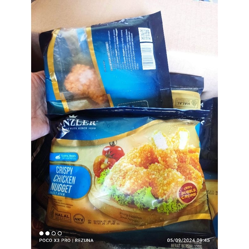 

Kanzler Chicken Nugget Crispy 120G