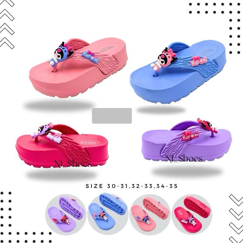 Sendal Selop Tali Belakang Anak Perempuan