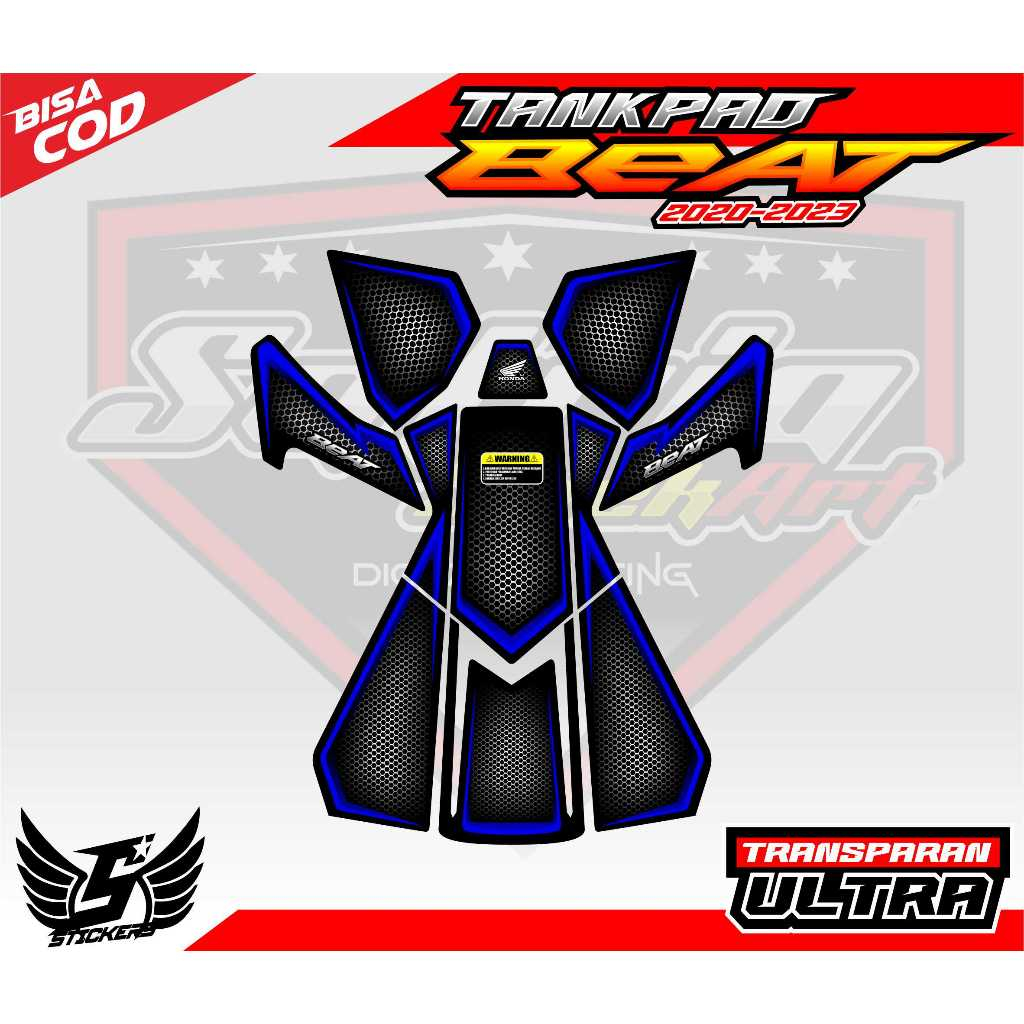 PELINDUNG DASHBOARD TANKPAD HONDA BEAT DELUX 2020-2023/STIKER TANKPAD MOTOR HONDA BEAT DELUX 2020-20