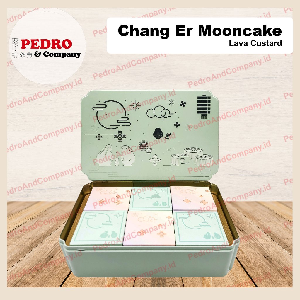 

Chang er Mooncake LAVA CUSTARD isi 6 pc kue bulan moon cake