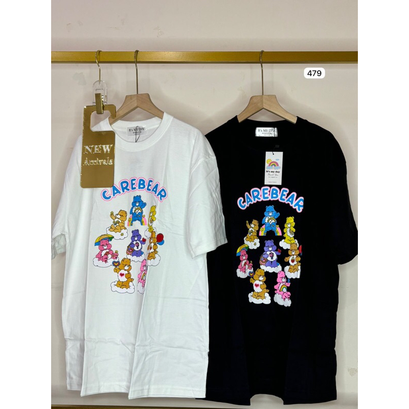 ATASAN BANGKOK IT'S MY DAY TULISAN CARE BEAR KAOS OVERSIZE BANGKOK (BJMD479) BESTSELLER