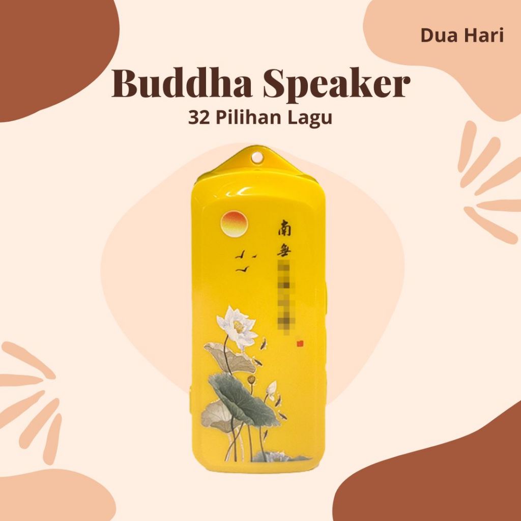 Mini Papan Speaker Portabel Buddha berdoa MP3 Mesin Budha Speaker 32 Lagu Budha Chantting Player