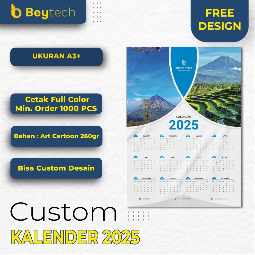 

Custom Cetak Kalender 2024 Caleg Partai/ Kalender Kampanye Ukuran A3+