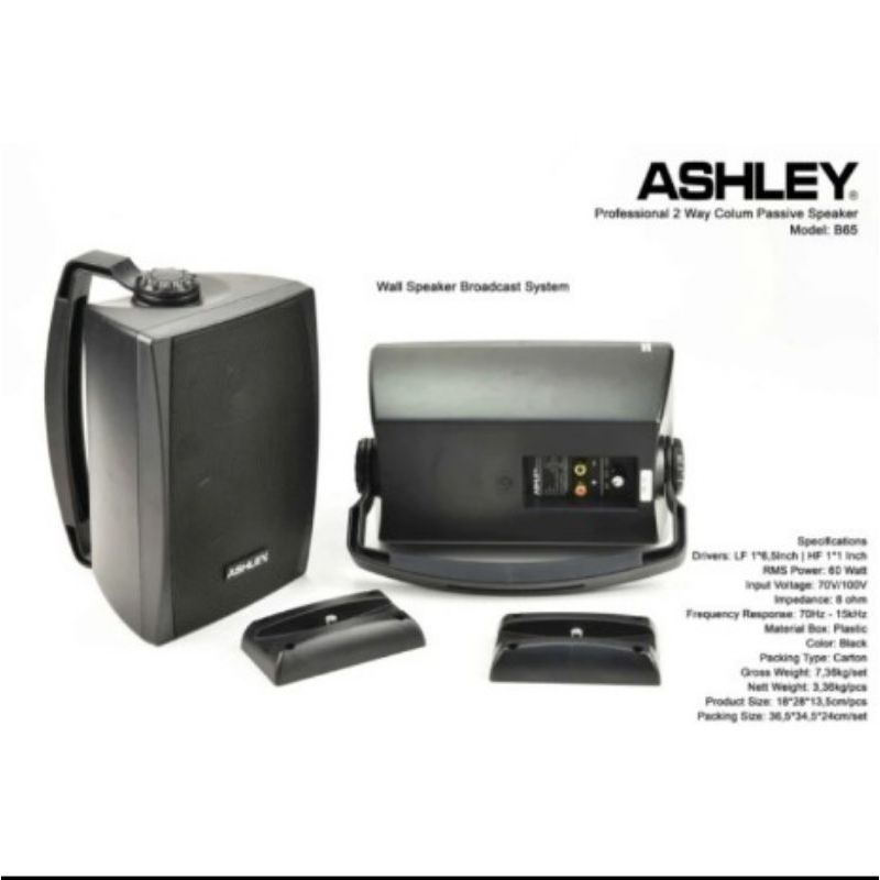 Speaker Pasif Ashley B65 ORIGINAL B 6.5 Inch Ashley B65 Original