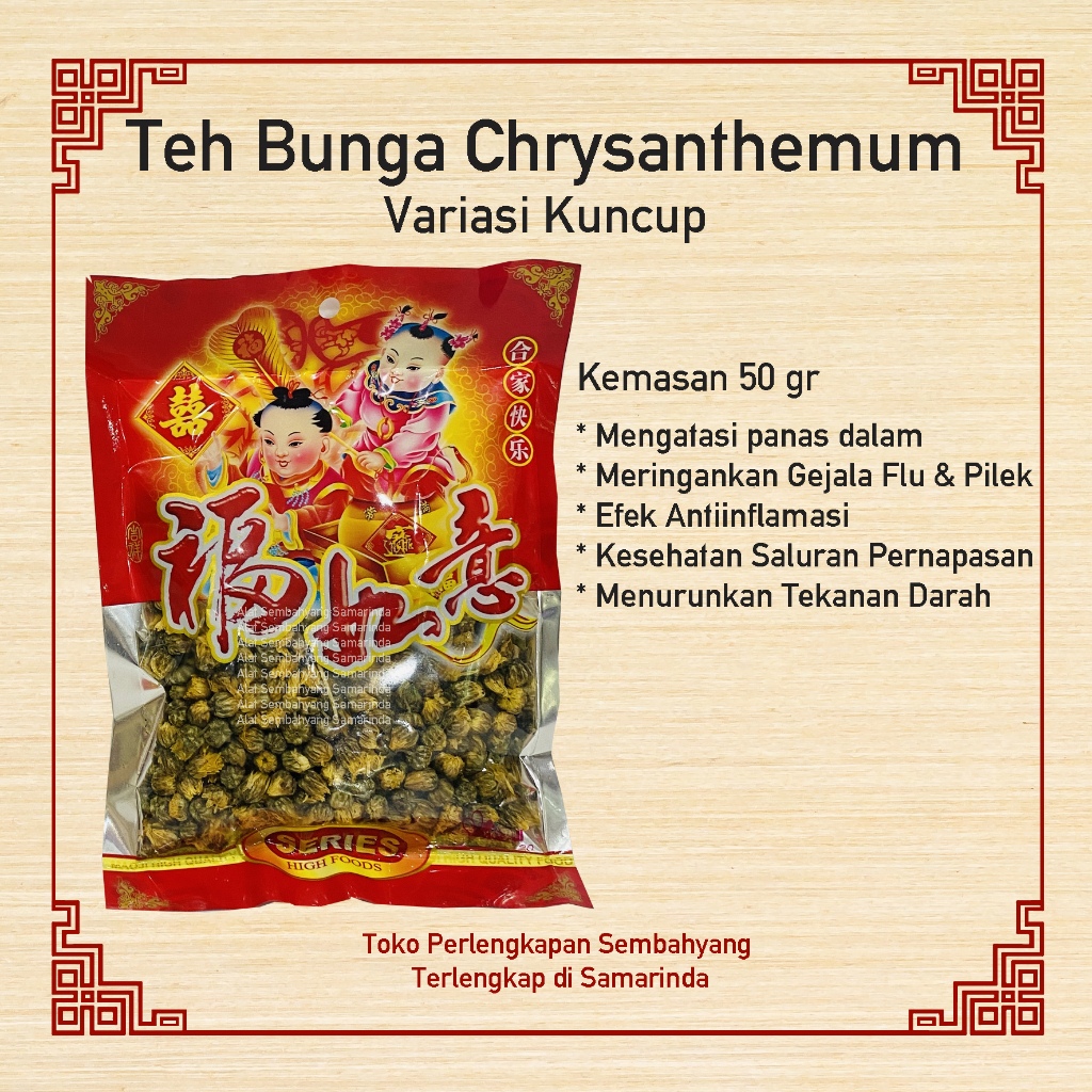 

Teh Bunga Chrysanthemum Kuncup / Kuntum Chrysan / Krisan Natural