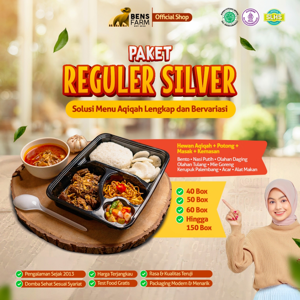 

Bens Farm - Paket Aqiqah Laki Laki Reguler Silver