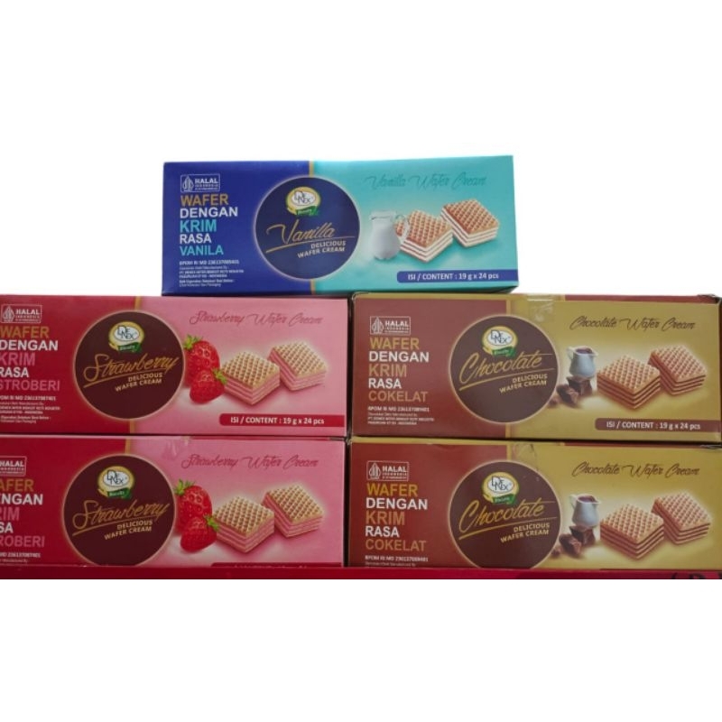 

SNACK KILOAN DENEX WAFER 19gr×24pcs CEMILAN MURAH