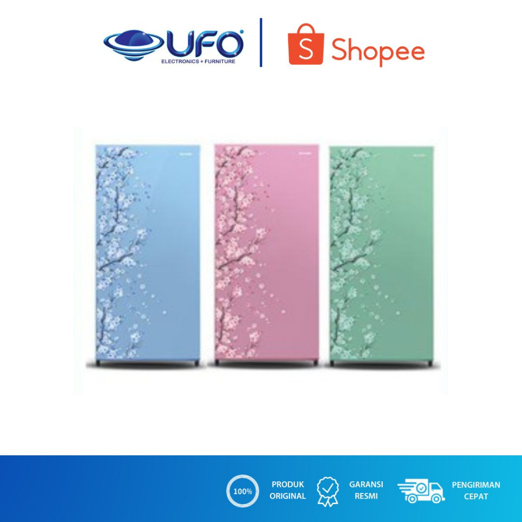 SHARP KULKAS 1 PINTU SJN162DSH  - HIJAU