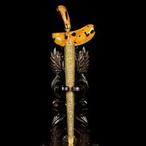 Keris Jalak Tilam Sari Kinatah Emas Tangguh Mataram Era HB V