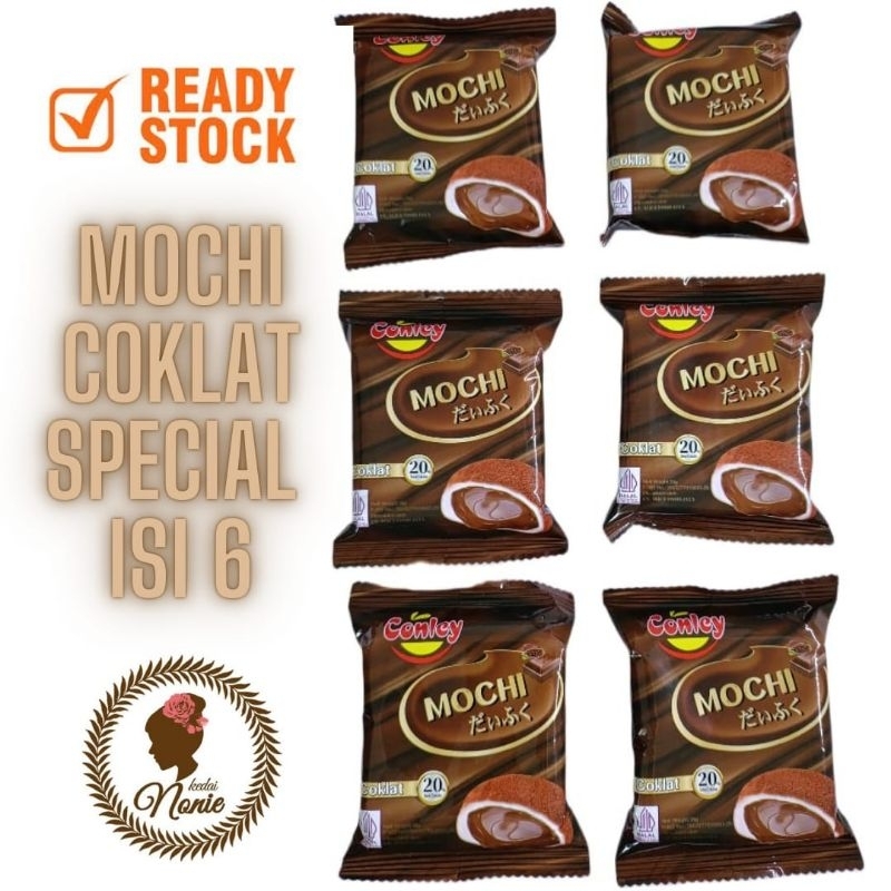 

Mochi Rasa Coklat Isi 6 Moci Jepang Kue Mochi Japan Conley