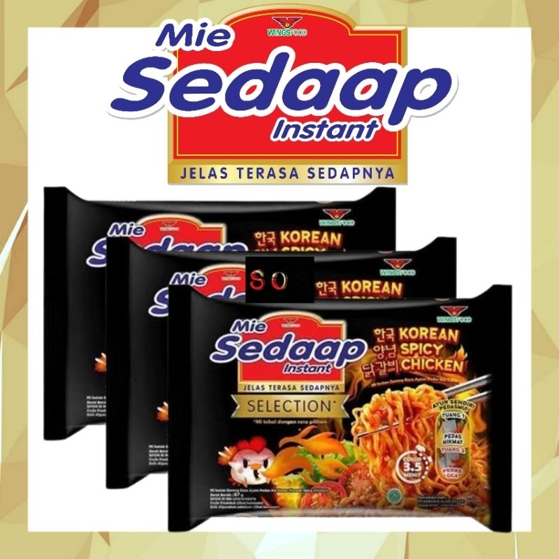 

《OS3》 PAKET 3 Mie Sedaap Selection Korean Spicy Chicken - mi sedap
