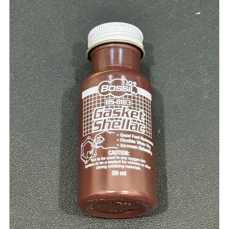 BS-8183 BOSSIL GASKET BOTOL 59 ml // bosil gasket shellac ASLI lem paking mesin mobil motor anti tah