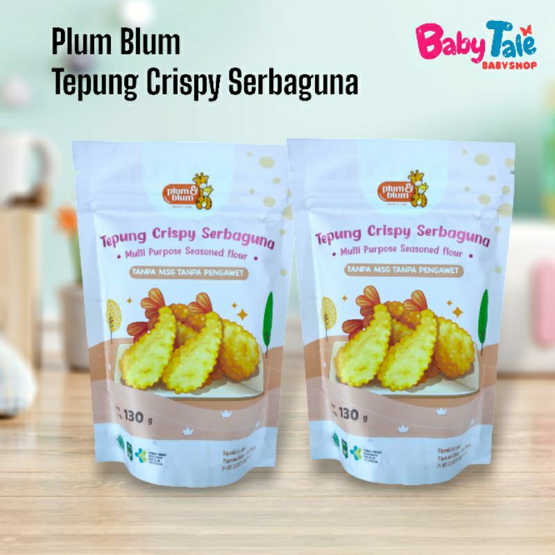 

Tepung Crispy Serbaguna Plum & Blum 130gr Tanpa MSG Tanpa Pengawet