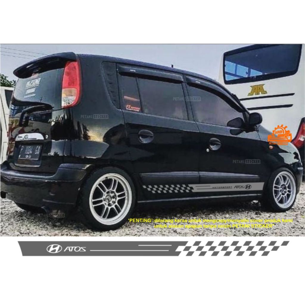 sticker hyundai atoz aksesories hyundai atoz list samping minimalist cutting
