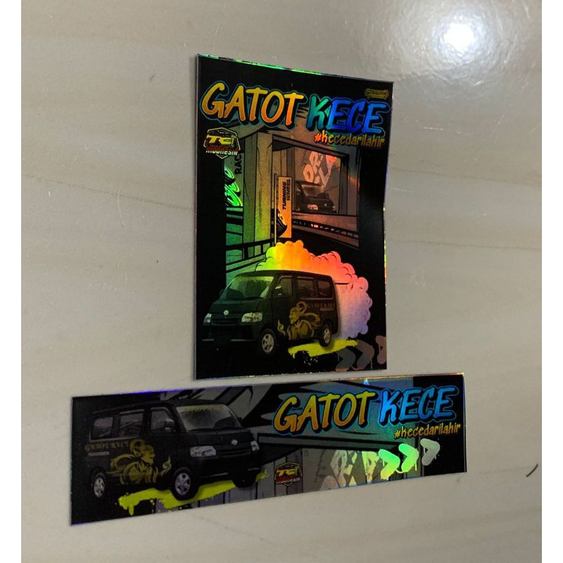 

Stiker Gatotkece Street art version