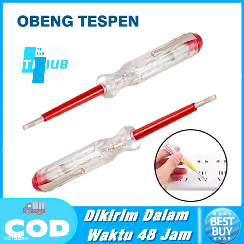 Tespen Test Pen Alat Tes Listrik Obeng Kelistrikan Test Pen