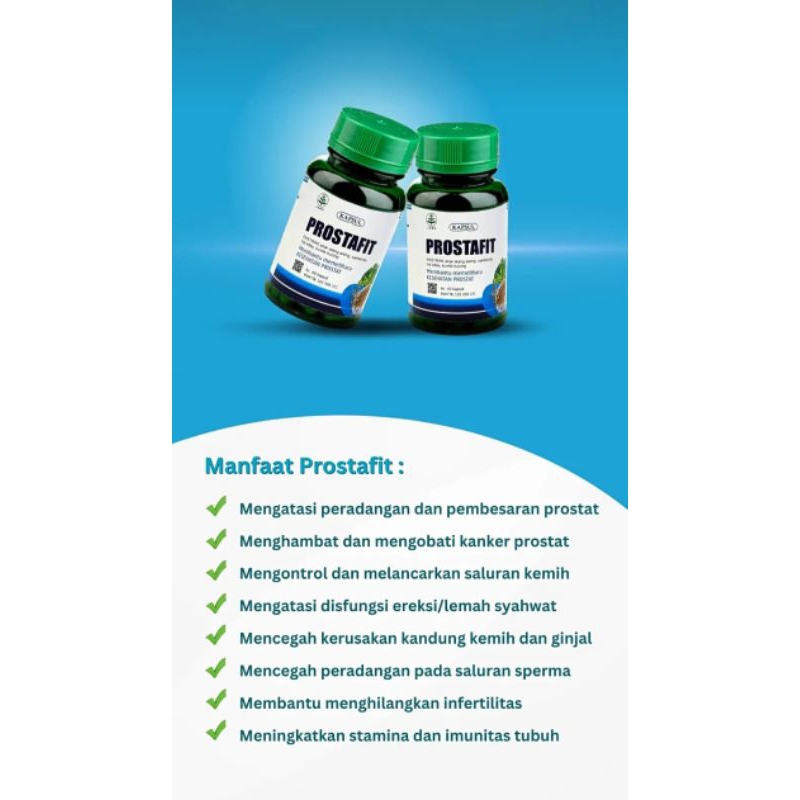 

PROSTAFIT OBAT PROSTAT / Herbal Mengobati & Menyembuhkan permasalahan prostat / Memelihara kesehatan prostat