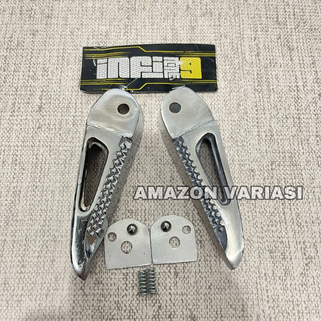 FOOTSTEP PIJAKAN HONDA SCOOPY BEAT VARIO CHROME STEP SCOOPY CHROME
