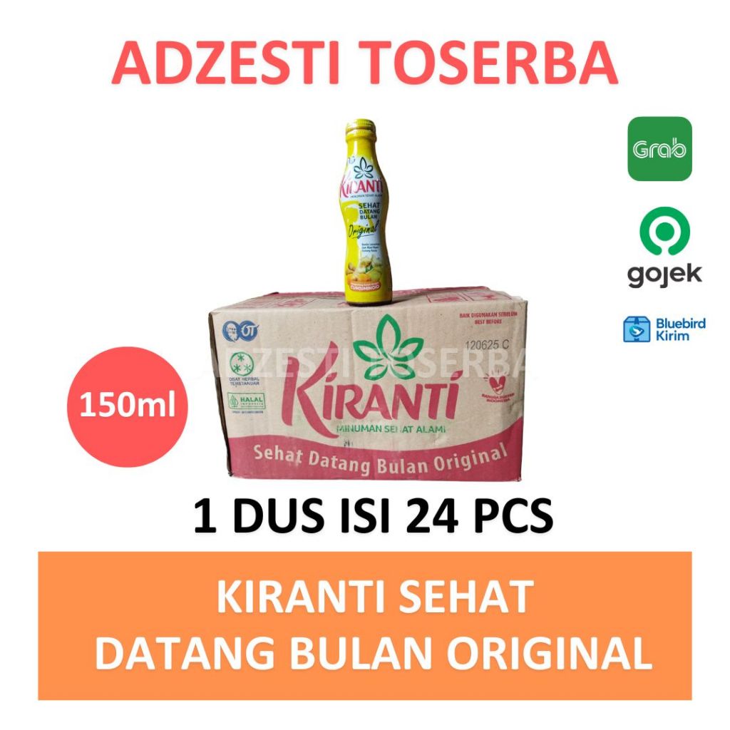 

Kiranti Sehat Datang Bulan Original Kartonan Isi 24 Pcs X 150ml INSTANT ONLY
