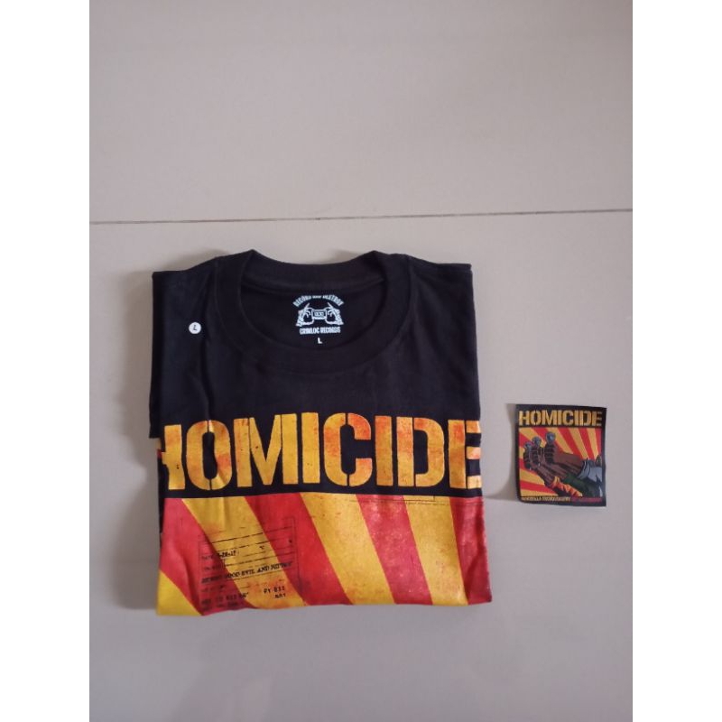 Homicide - Godzkilla 20th anniversary Bundling Ts dan Patch