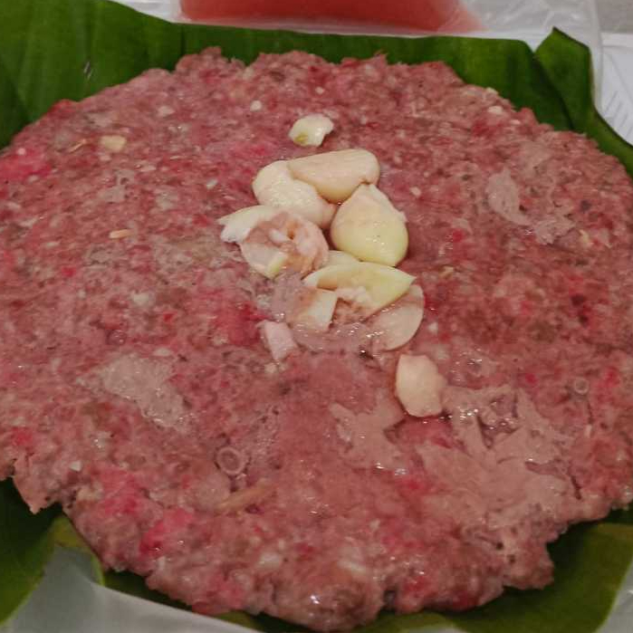

Daging Cincang Babi Makau Koi / Cunyuk Tok Makau Koi Kukus Khas Kalimantan
