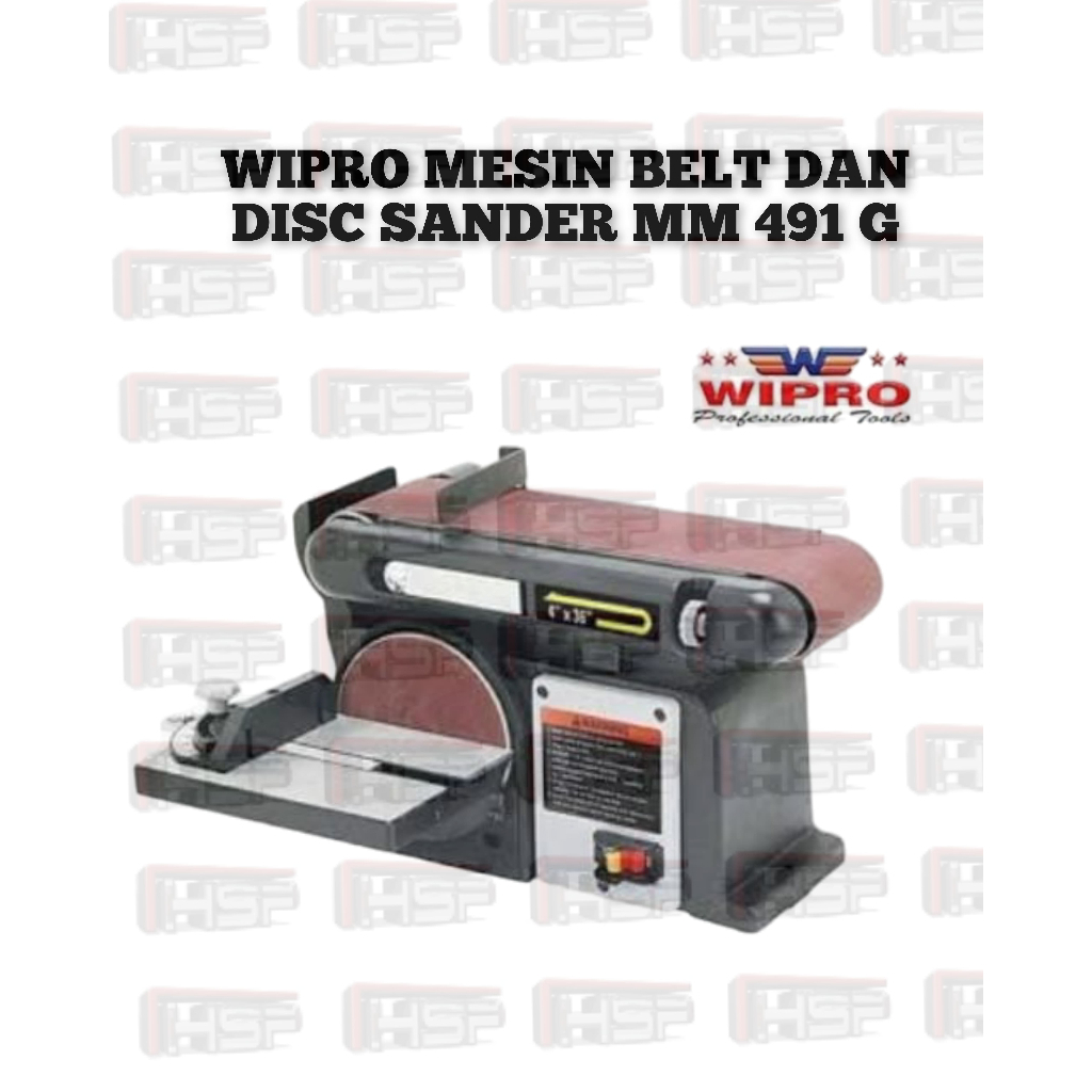 WIPRO MESIN BELT SANDER MM 491G