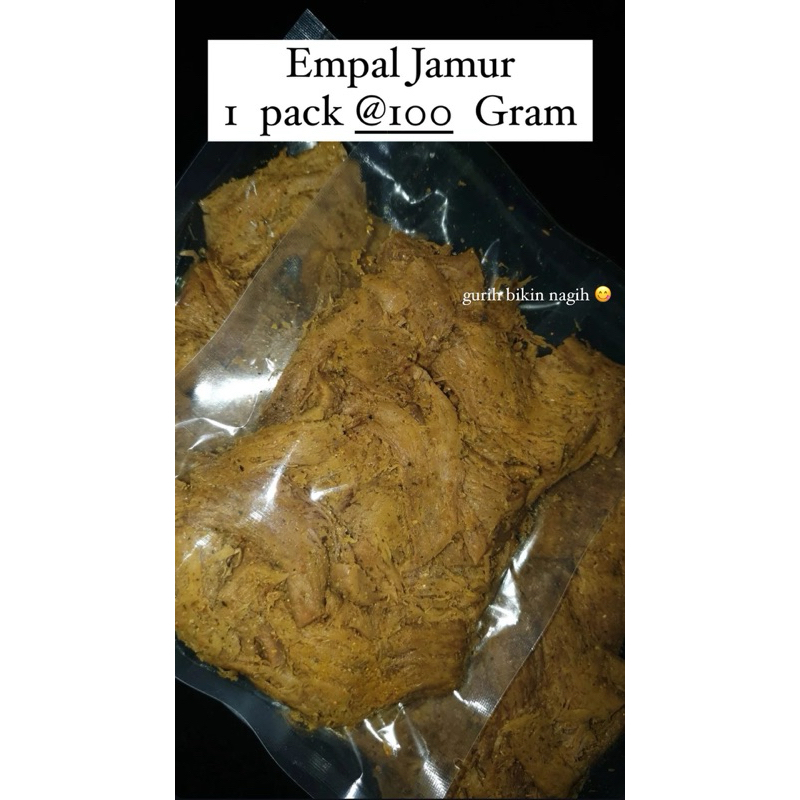 

Empal Daging/Jamur Empal Vege/Empal Gepuk/Empal Goreng