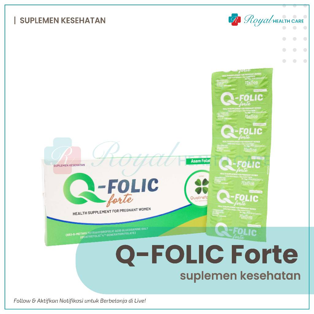 Q-FOLIC FORTE TABLET, Suplementasi Asam Folat Untuk Ibu Hamil