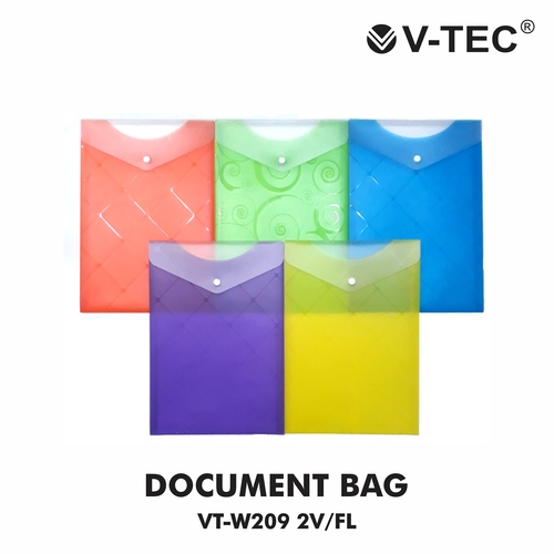 

V-TEC DOCUMENT BAG VT-W209 2V/FL FOLIO BERDIRI WARNA CAMPUR