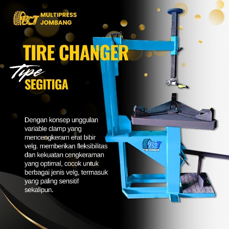 BCT Tire Changer Tipe Segitiga | Alat Lepas Ban | |Alat Buka Ban | Alat Ganti Ban Manual MURAH