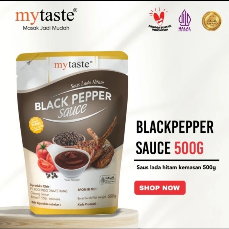 

SAUS MY TASTE BLACK PAPER SAUCE 500GR ORIGINAL