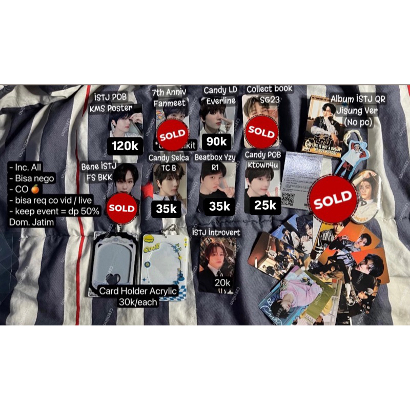 Photocard PC Jisung NCT DREAM ISTJ Candy Beatbox Yzy r1 r2 r3 FCMM ver 2 BFE mumo kyocera selca tc p