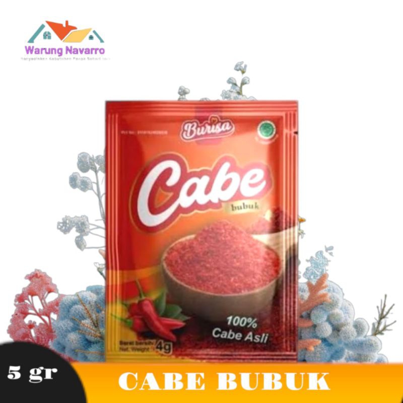 

Cabe Bubuk Burisa 5 Gram Bumbu Dasar