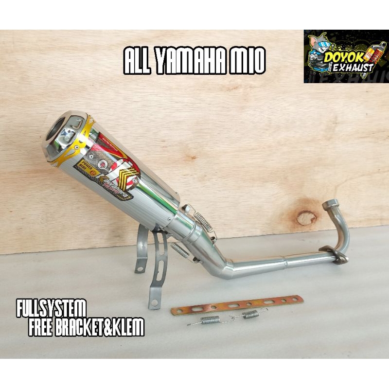 knalpot racing KAWAHARA untuk motor YAMAHA MIO ALL VARIAN/TYPE. Mio sporty/smille. Mio Soul GT. Mio 