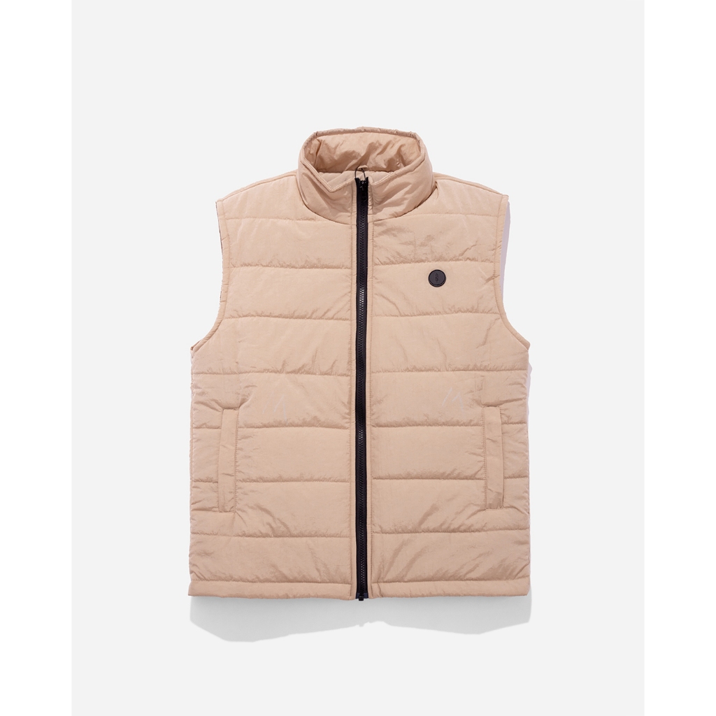 Hot Product Warning Clothing - Belfort Vest Jaket Rompi Warna Hitam Navy Beige Olive Crinkle Rompi