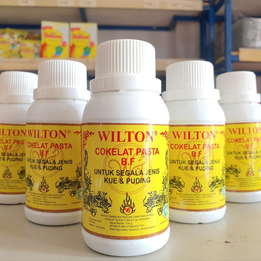 

Wilton Coklat Pasta BLACK FOREST BF kemasan 100ml