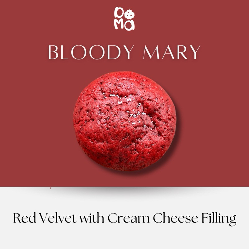 

DOMA DELIGHT - BLOODY MARY SOFT COOKIES (Red Velvet with Cream Cheese Filling)