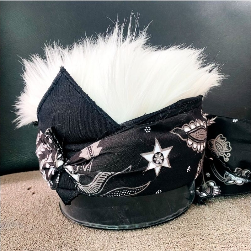 Iket udeng jawa polos | iket udeng polos | udeng polos | iket kepala | udeng sunda rambut bulu korea