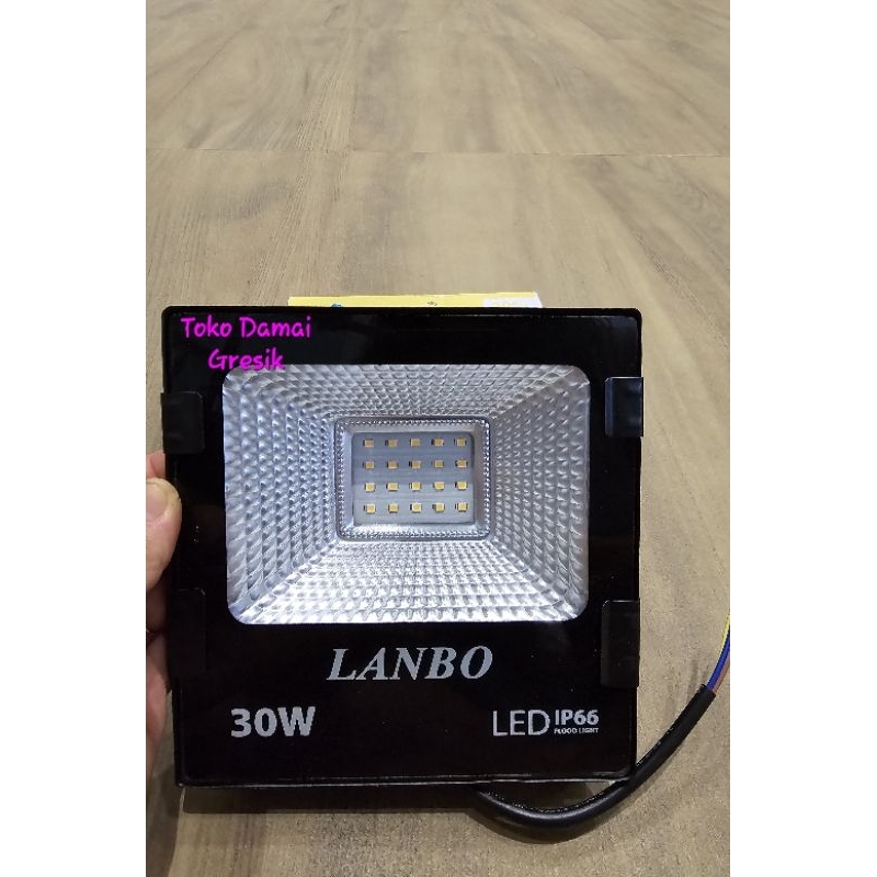 Lanbo Floodlight led 30W Kap led sorot 30watt 30 Watt Outdoor IP66