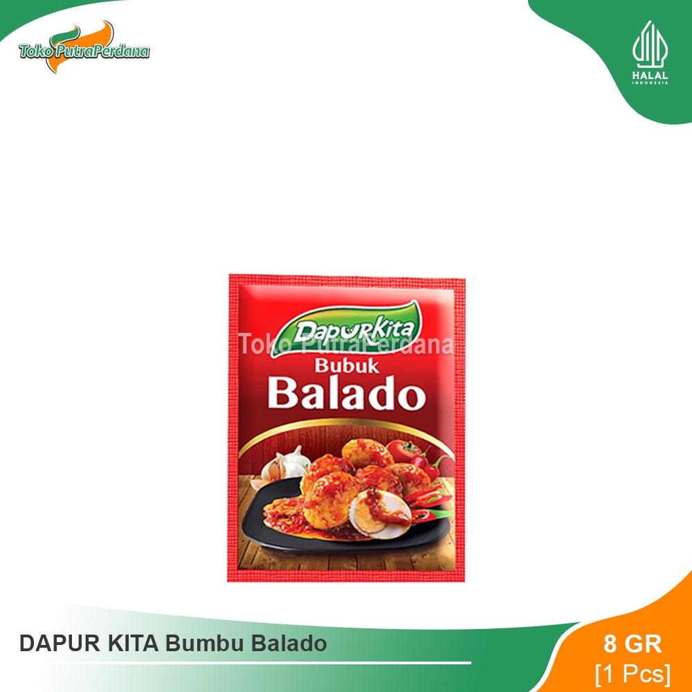 

DAPUR KITA Bumbu Sambal Balado 8gr (1 Pcs)