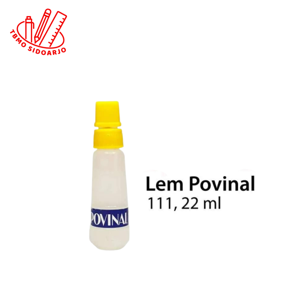 

TBMO Lem Povinal Kecil 111 22ml / Lem Cair / Lem Kertas