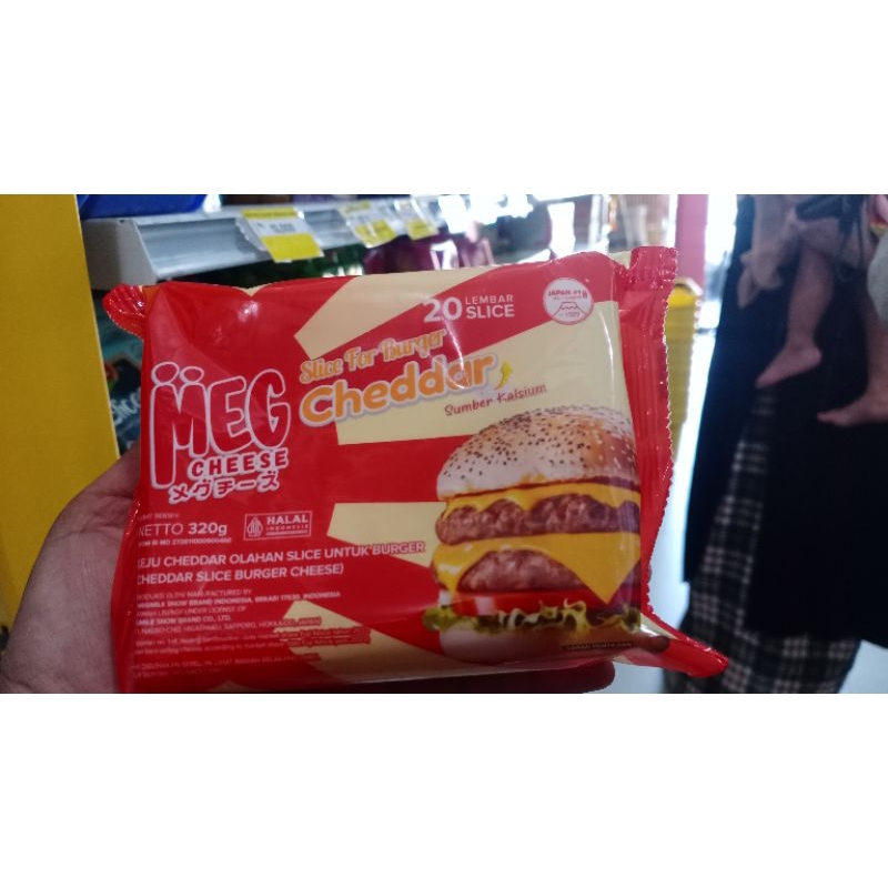 

Meg Cheddar slice burger 20's