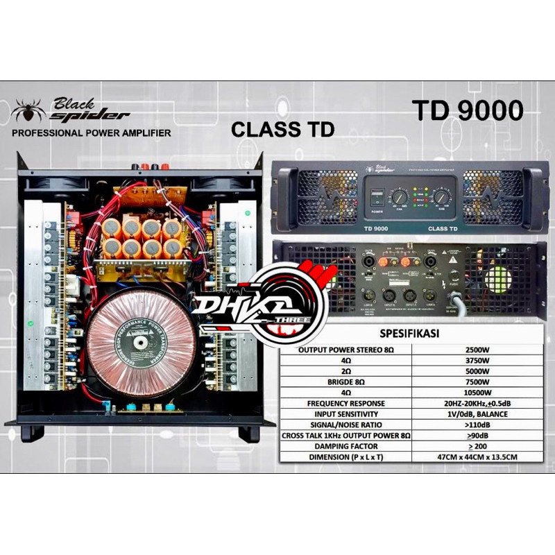 POWER BLACKSPIDER TD 9000 CLASS TD / POWER BLACKSPIDER CLASS TD9000 / POWER BLACKSPIDER Td9l 9000 Or