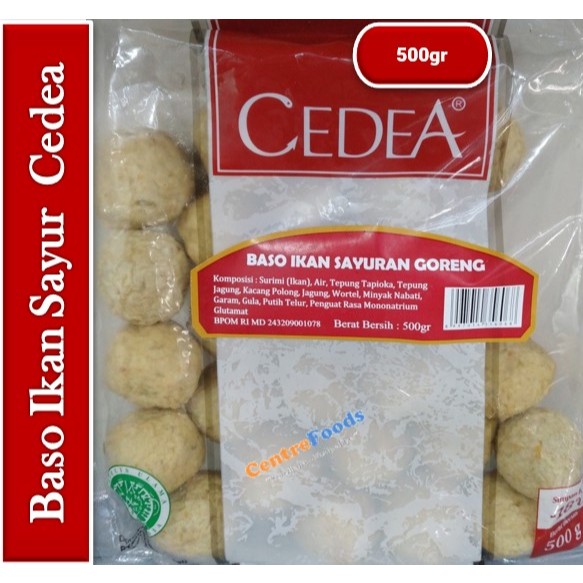 

Baso Ikan Sayuran Goreng - Bakso Cedea | 500gr [ Harga Per BKS ]