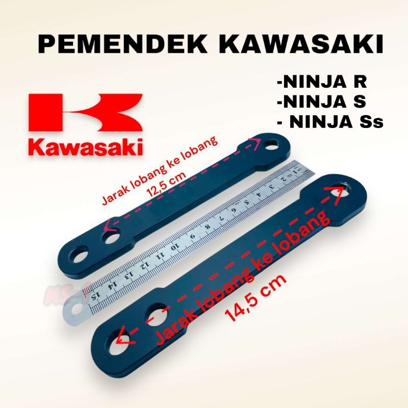 lowering LOWERING KIT NINJA SS R DUDUKAN PANGKON PENURUN SHOCK BELAKANG NINJA SS R BAHAN TEBEL
